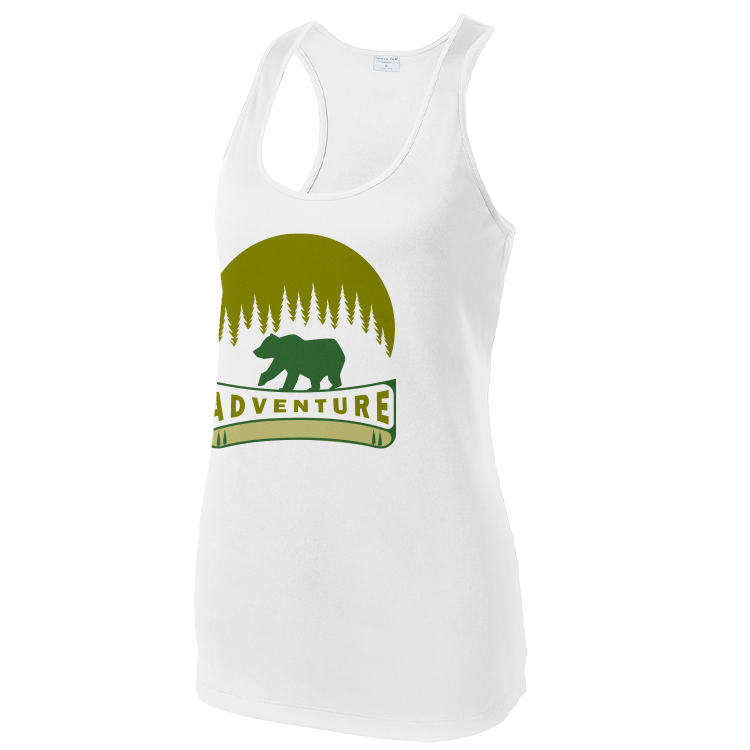 Ladies Racerback Spot Sublimation Tank Top 4