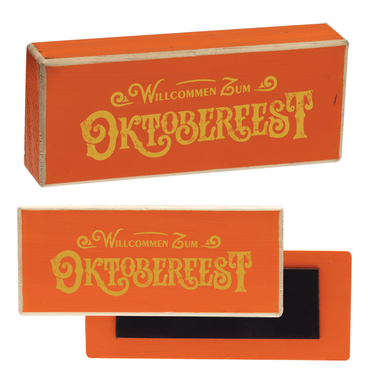 Wood Block Magnet 7