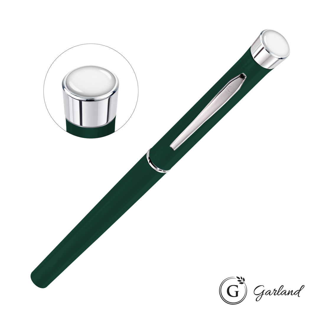 Garland® Color Matte Custom Rollerball Pen - Chrome 9