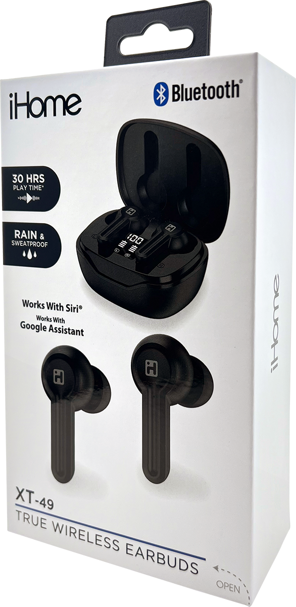 iHome® XT-49 True Wireless Earbuds & Charger Case 33