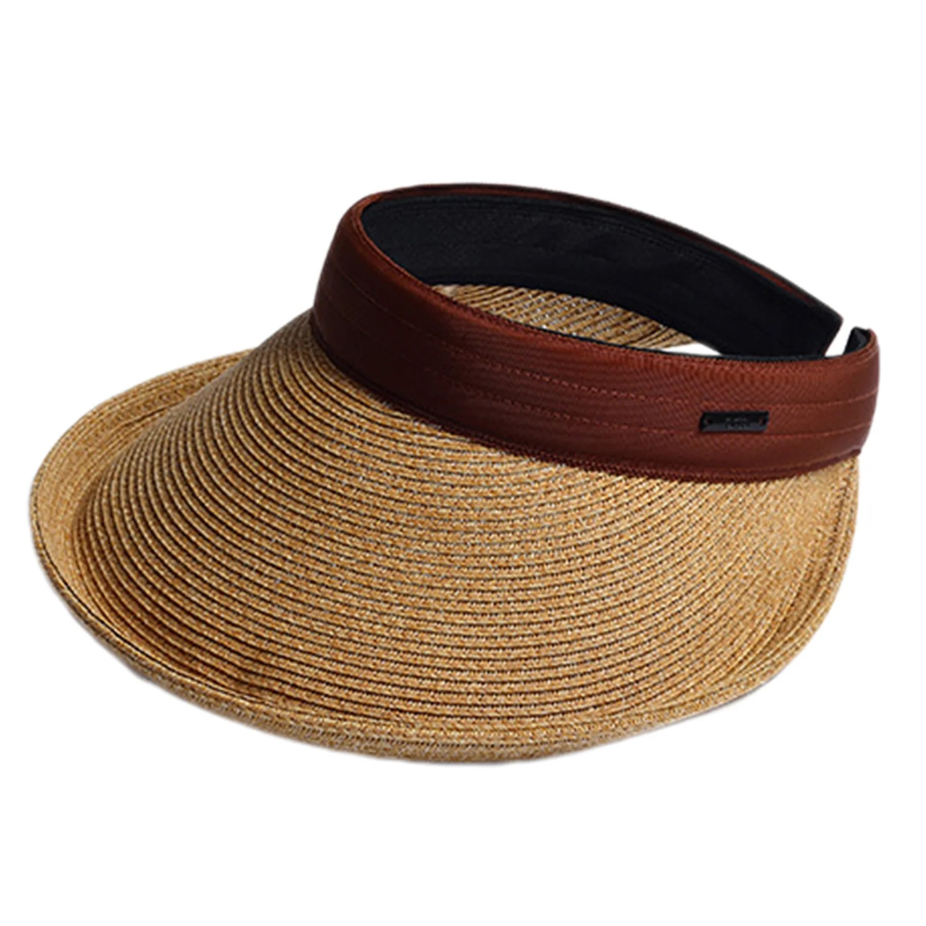 Women'S Wide Brim , Sun Protective Straw Hat 4