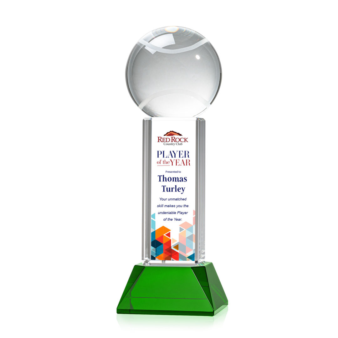 Tennis Ball VividPrint™ Award on Stowe - Green 10