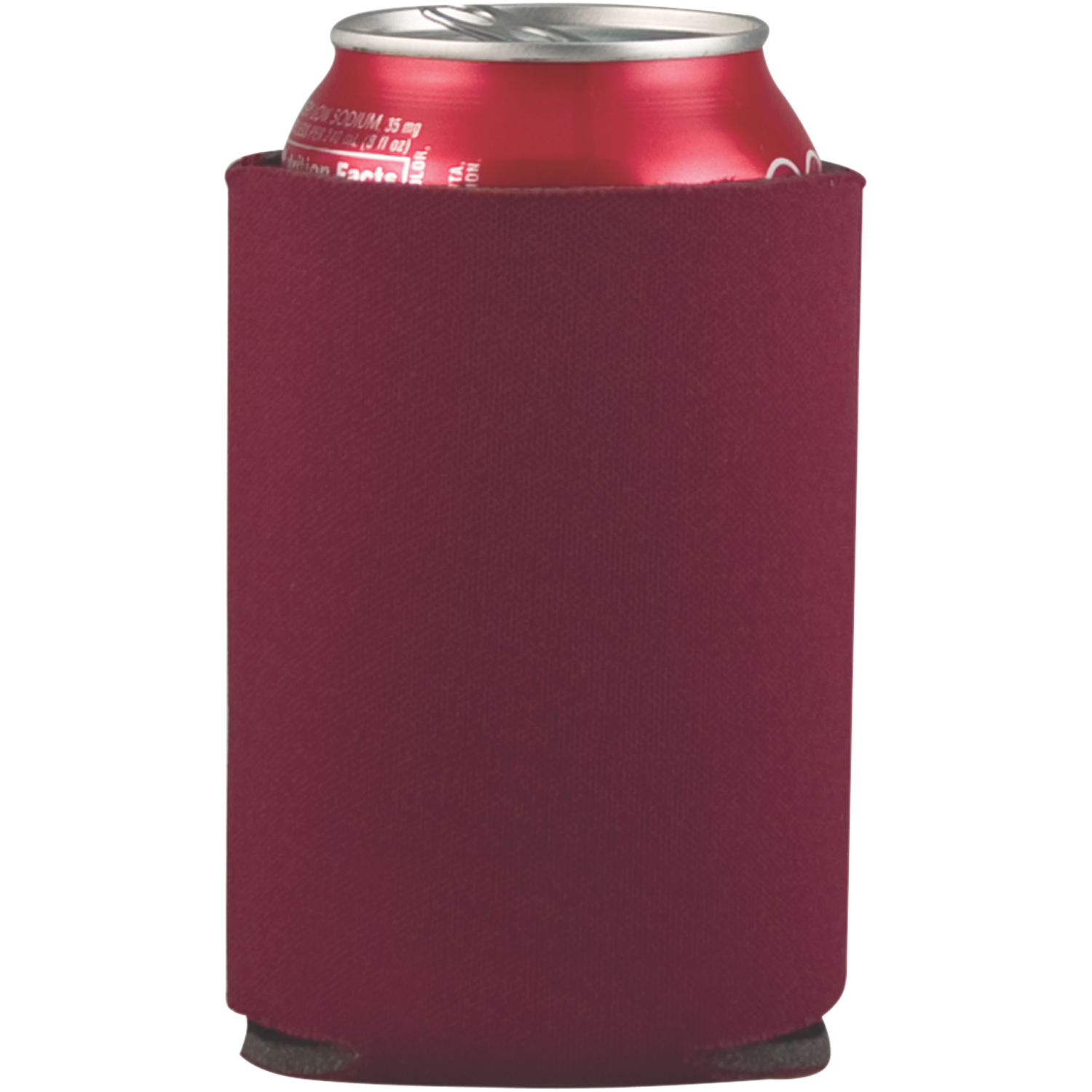 Budget Collapsible Foam Can Cooler Holder-1 Side, custom koozie with logo imprint 13