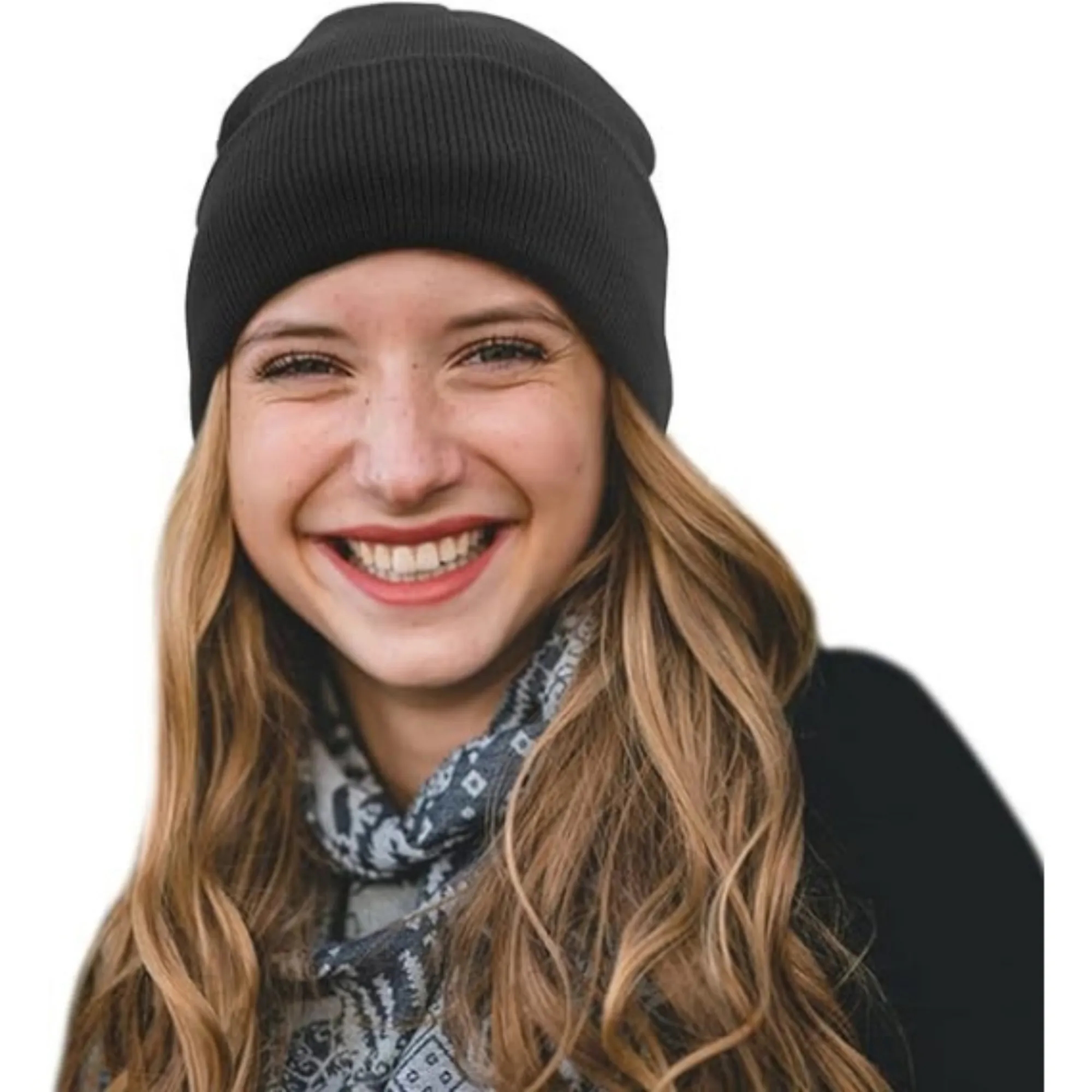 Satin Lined Knit Beanie Warm Soft Winter Hat 29