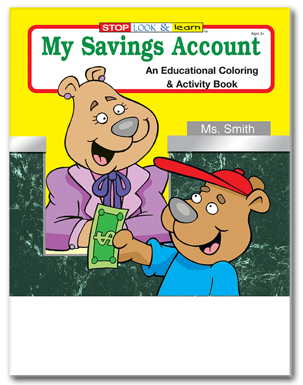 COLORING BOOK - My Savings Account Coloring & Activity Book 6