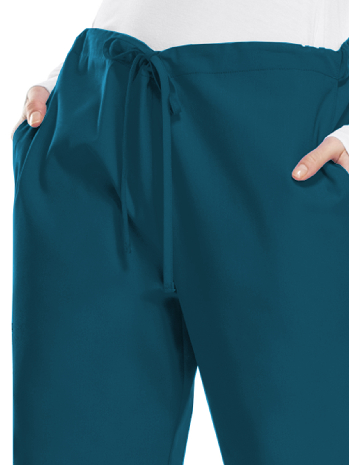 Cherokee - Workwear Originals - Women's 3-Pocket Natural Rise Drawstring Pant 1