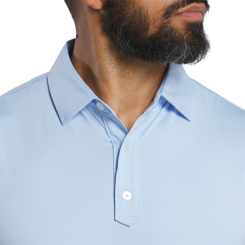 Footjoy Men Solid Lisle Set on Placket 1