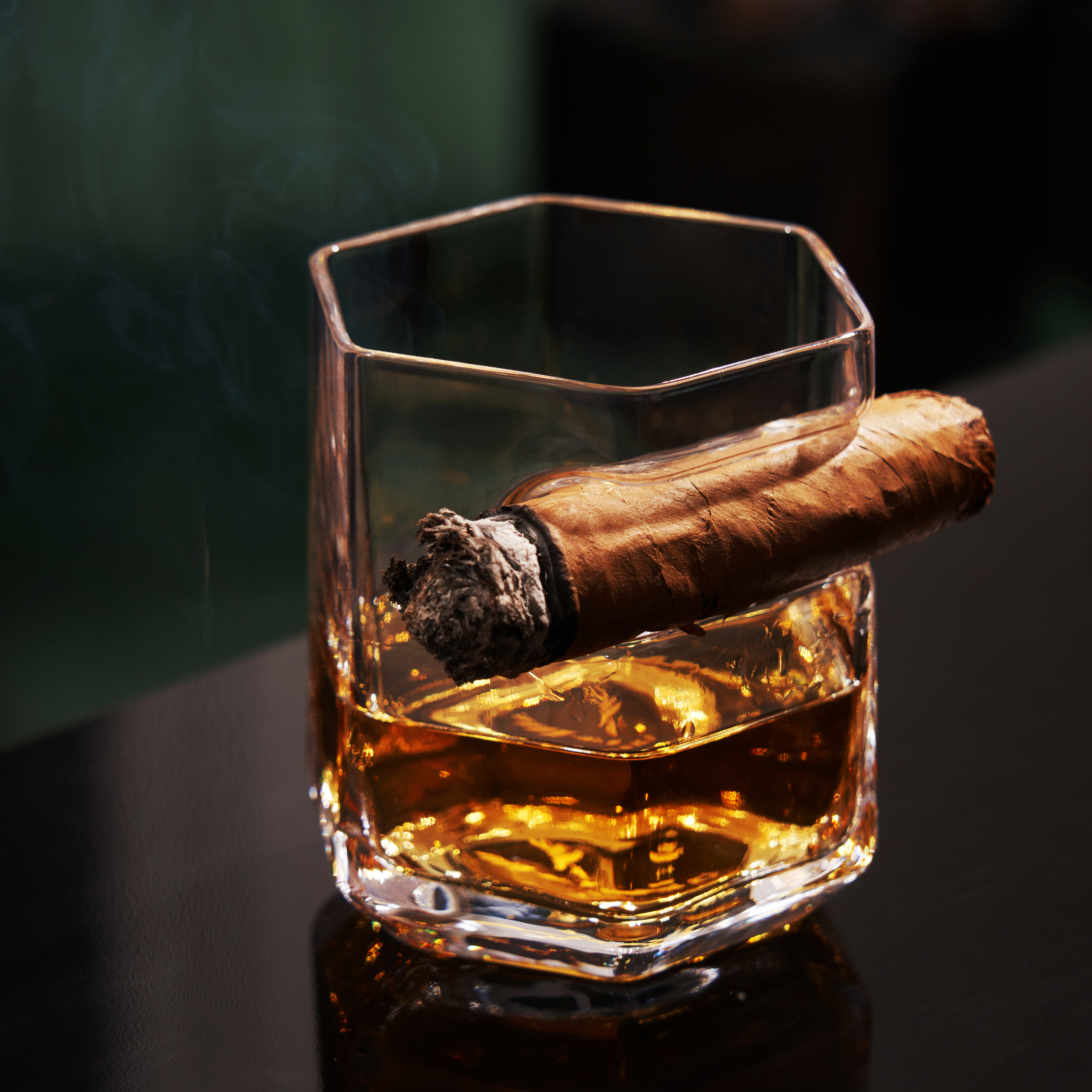 Viski® Raye Crystal Cigar Glass 6