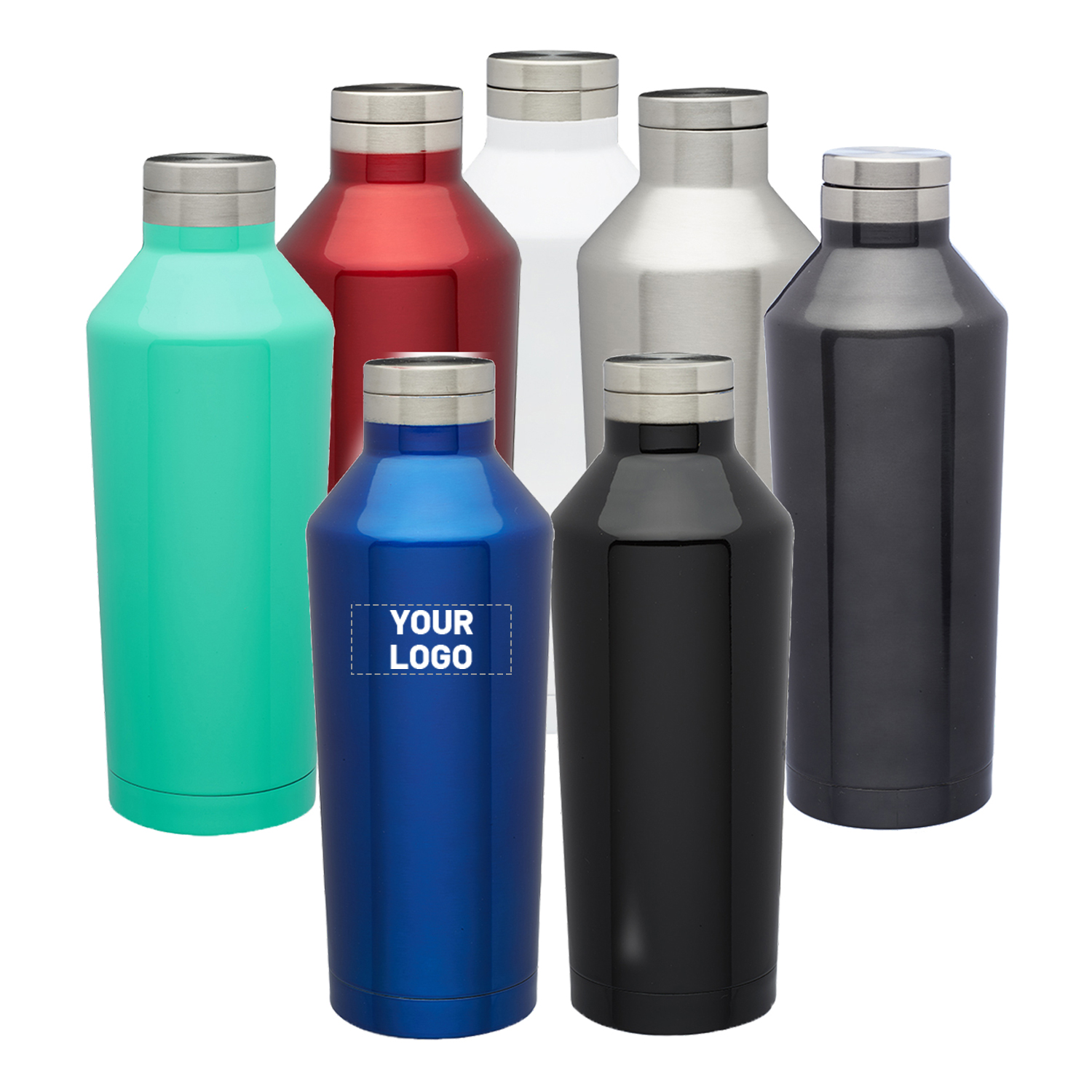 Vacuum Sealed Stainless Steel Water Bottle, 17 oz. 2