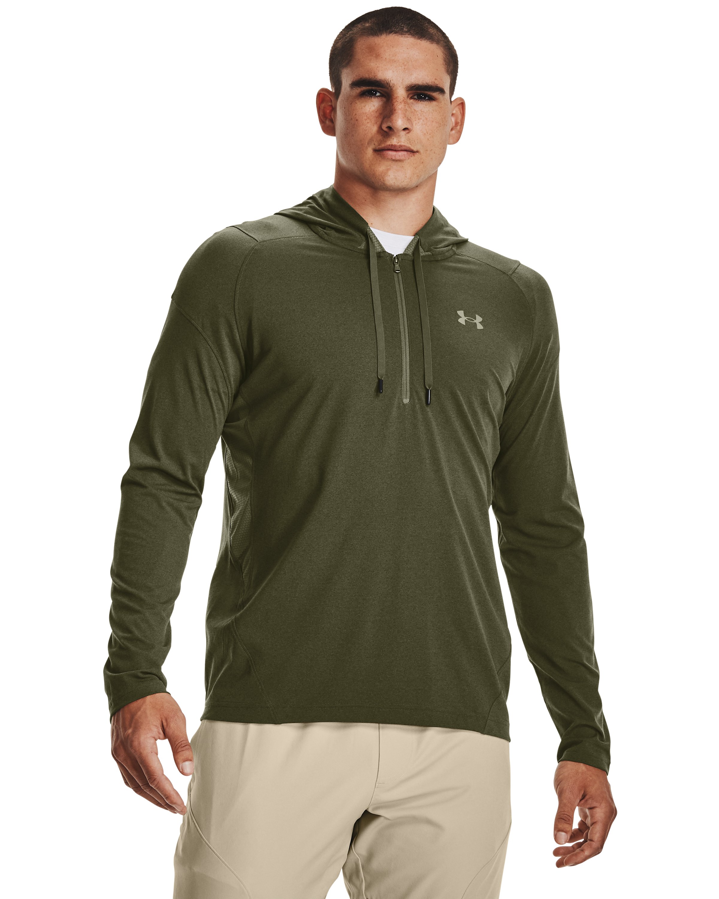 Men's UA RUSH Zip Hoodie, custom hoodie or sweatshirt with logo imprint 4