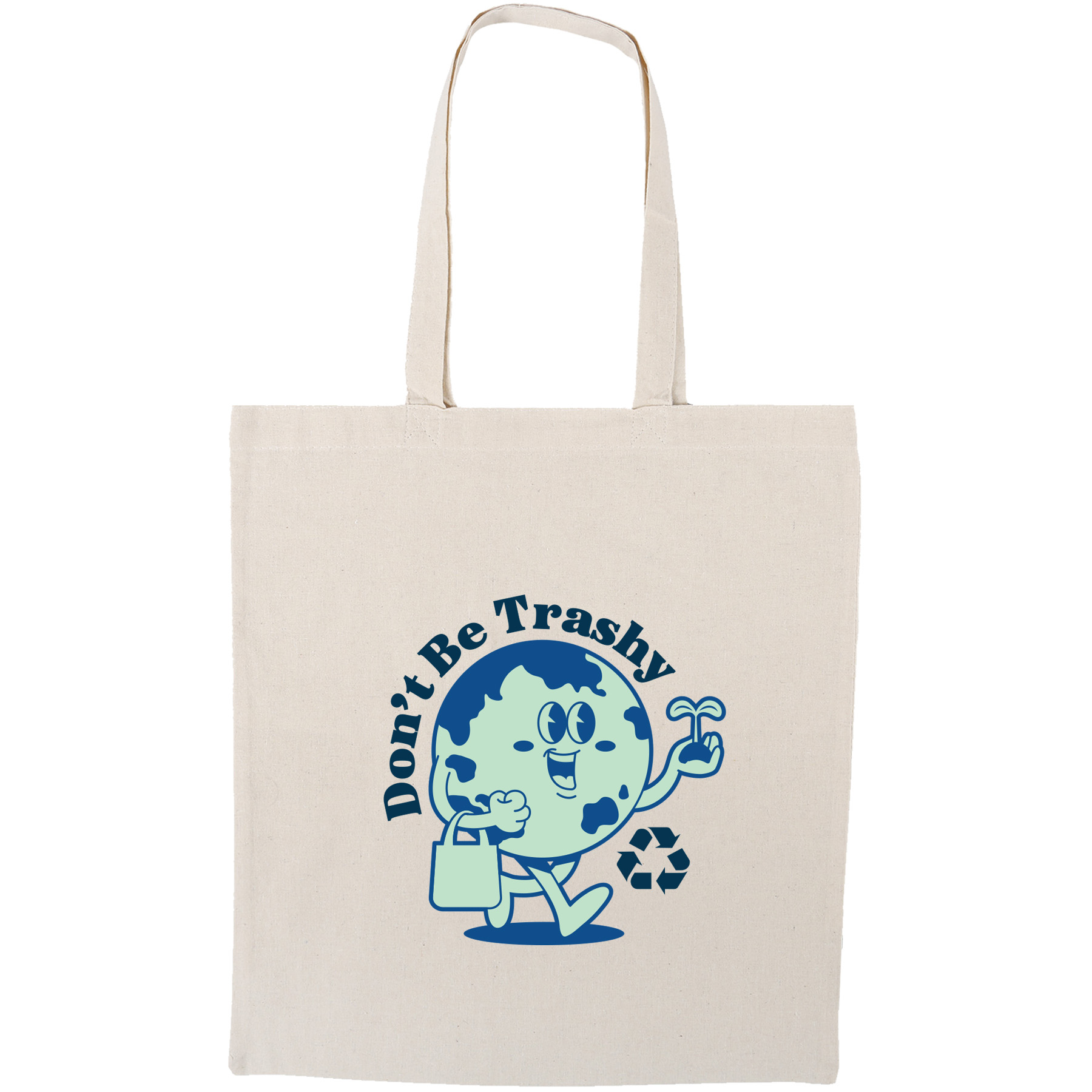 Savannah Cycle 6 oz Recycled Cotton Tote - Standard 3