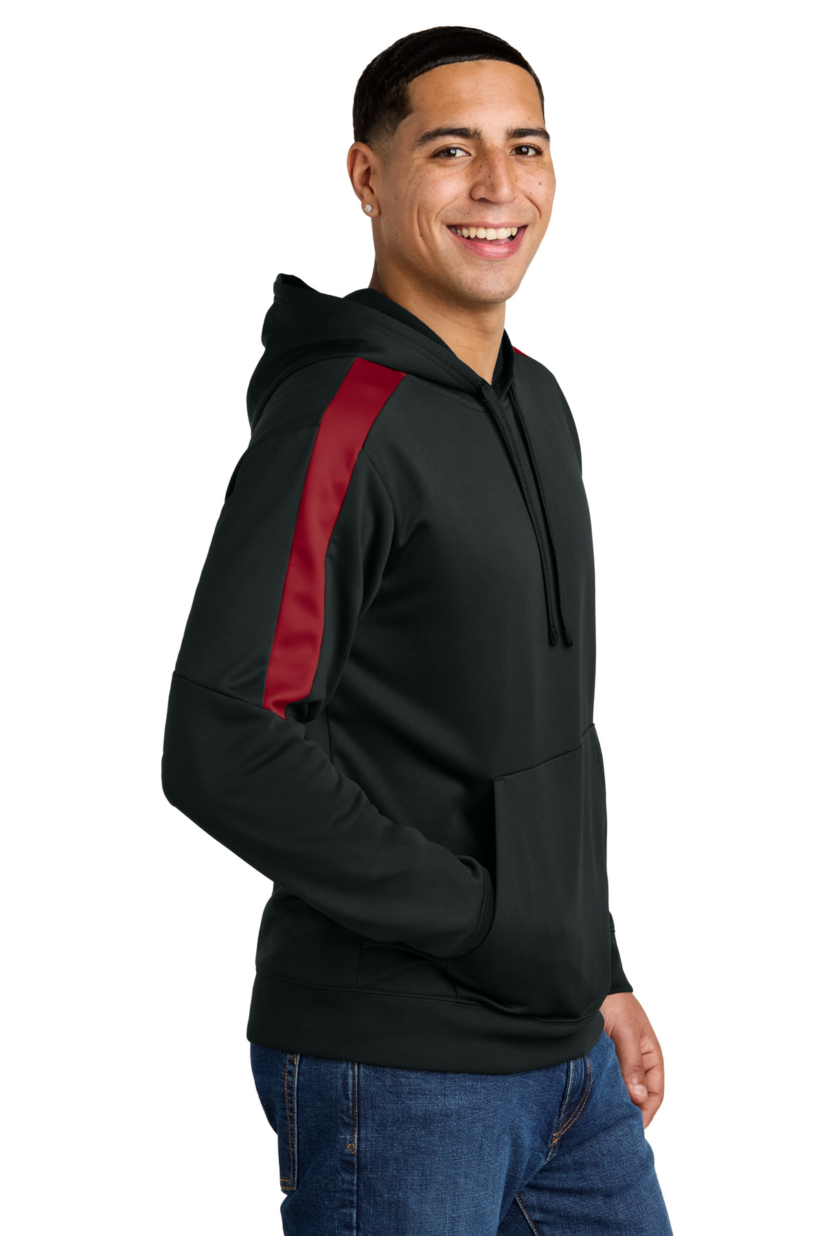 Sport-Tek Sport-Wick Fleece United Pullover Hoodie ST255, custom hoodie or sweatshirt with logo imprint 16