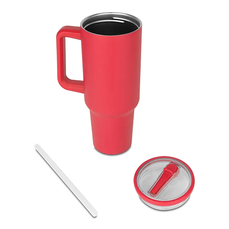 Hydravault FlipStraw Tumbler with Handle 40 oz. 14