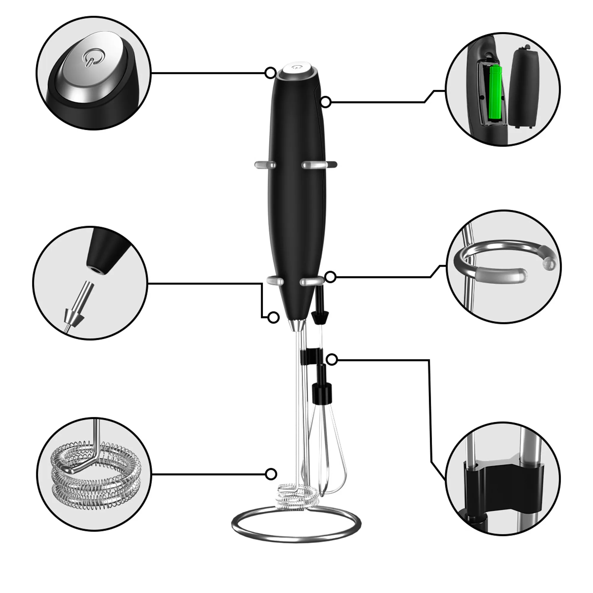 Electric Egg Beater Set 3
