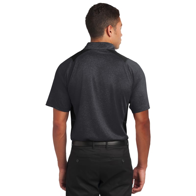 Sport-Tek Heather Colorblock Contender Polo. 44