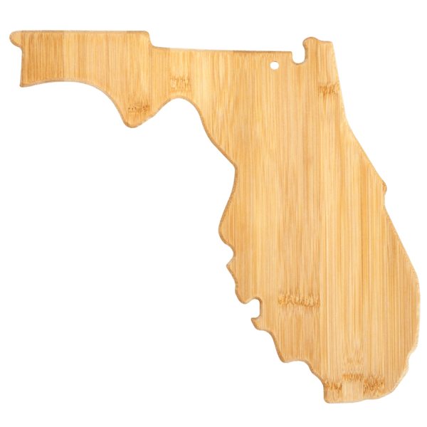 U.S. State Shaped Bamboo Cutting and Serving Boards 45
