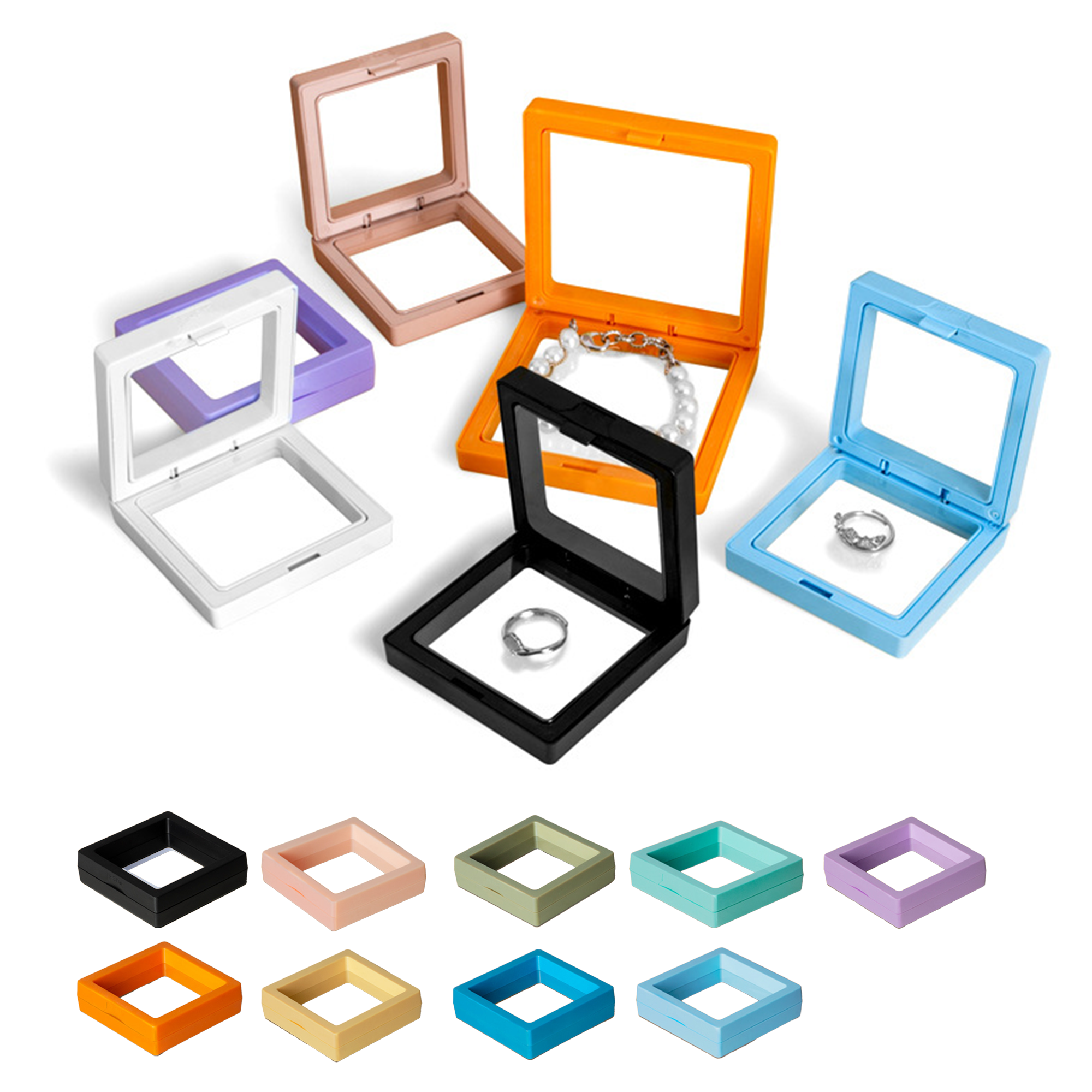 Floating Frame Jewelry Display Stand 2