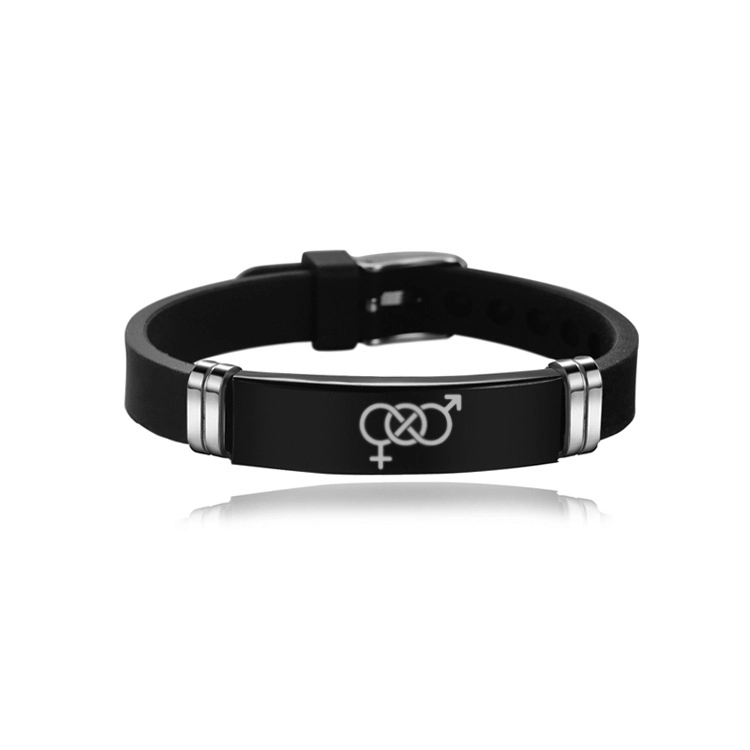 Gay pride logo bracelet 2