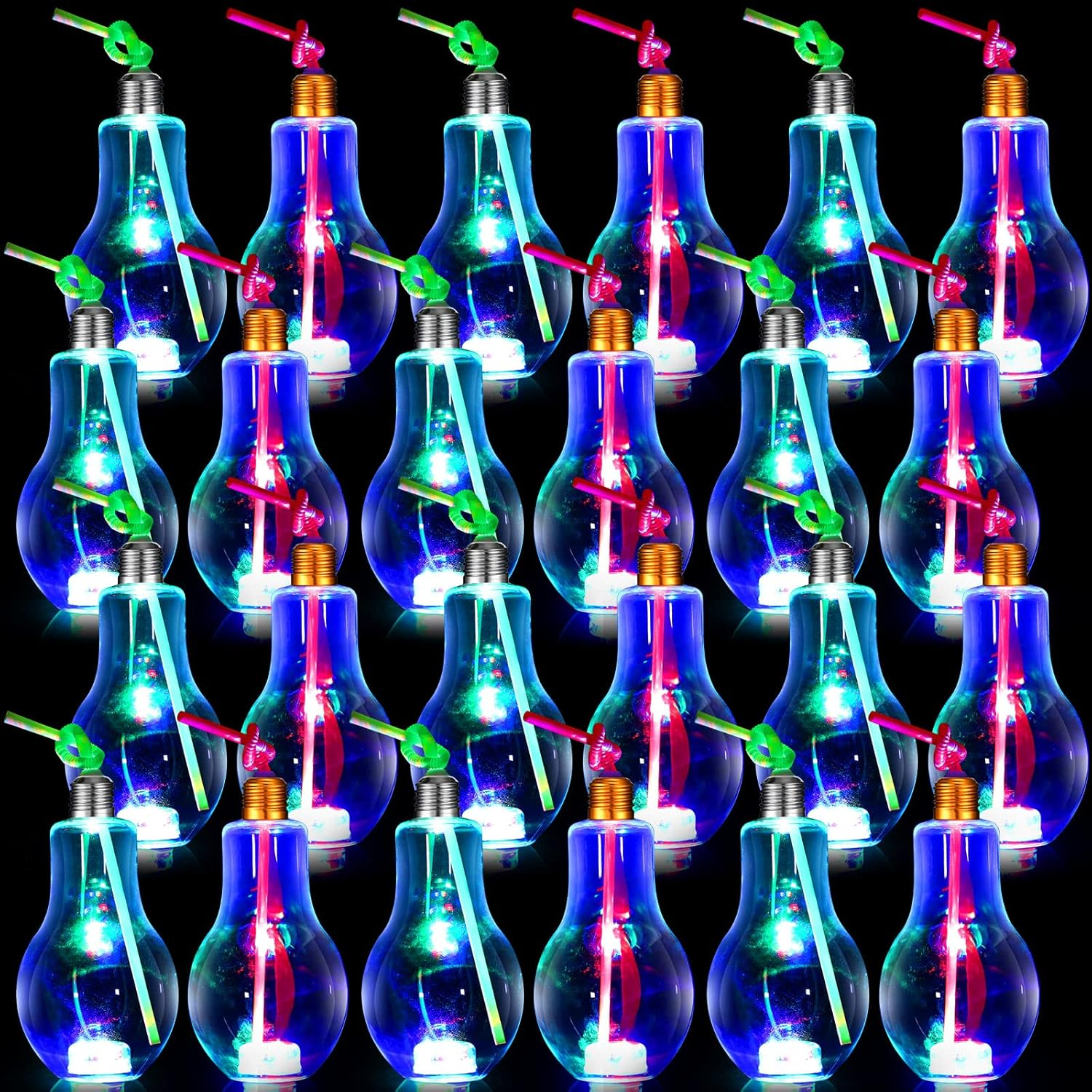 Light Bulb Cup / Lights up LED Drinking Glasses 2
