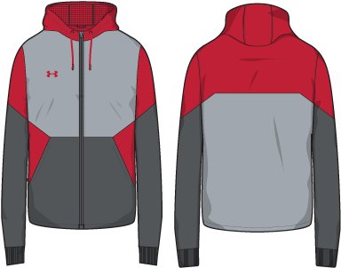 UA Legacy Team Women's Windbreaker Jacket 2