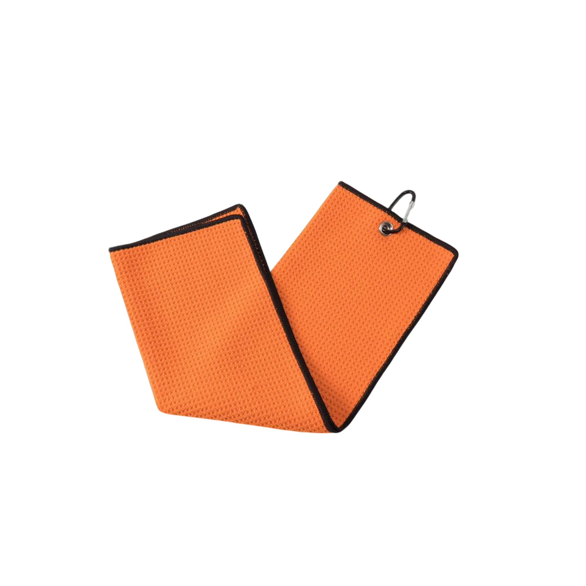 Waffle Microfiber Golf Towel With Carabiner 12 x 12 9