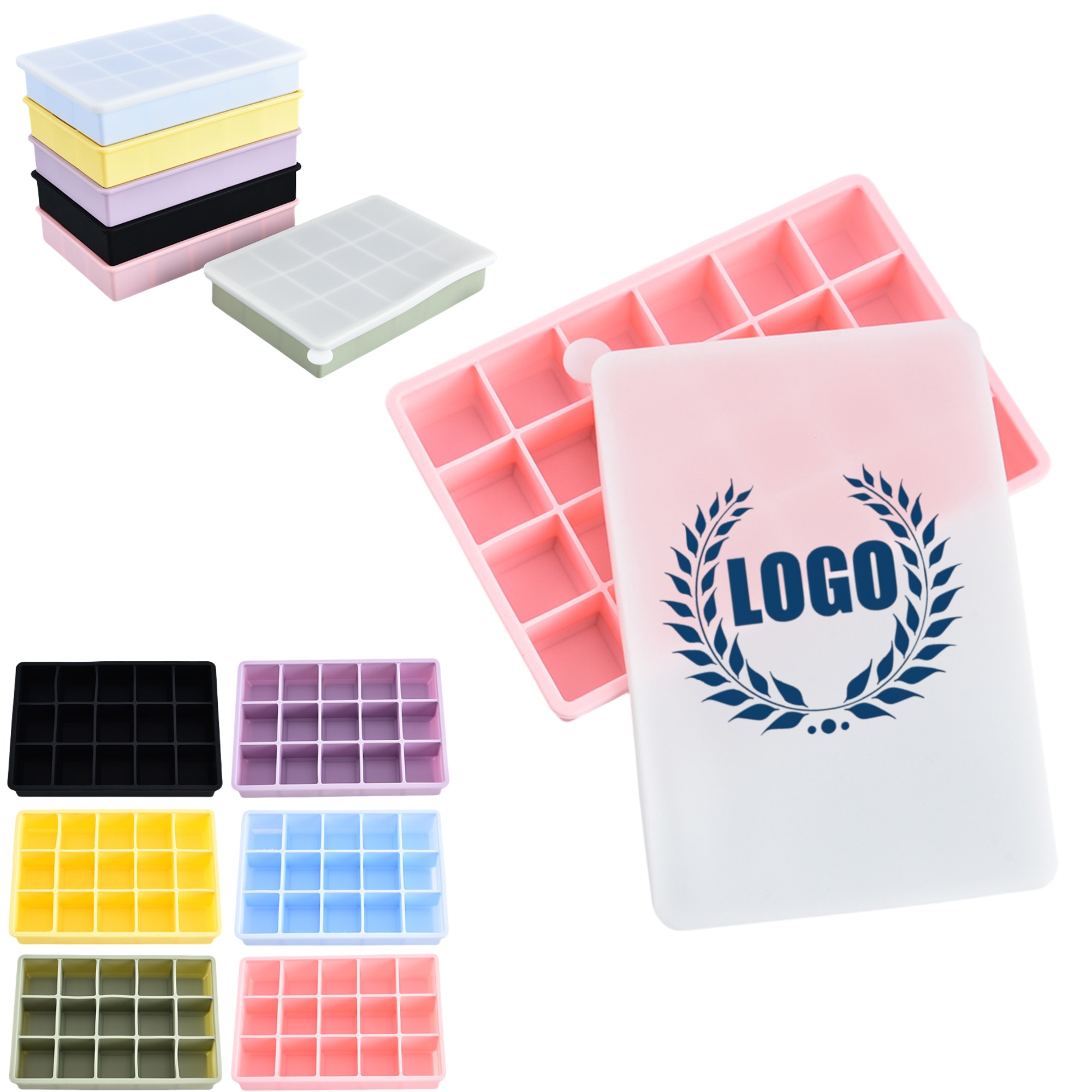 Premium Silicone Ice Cube Molds 5