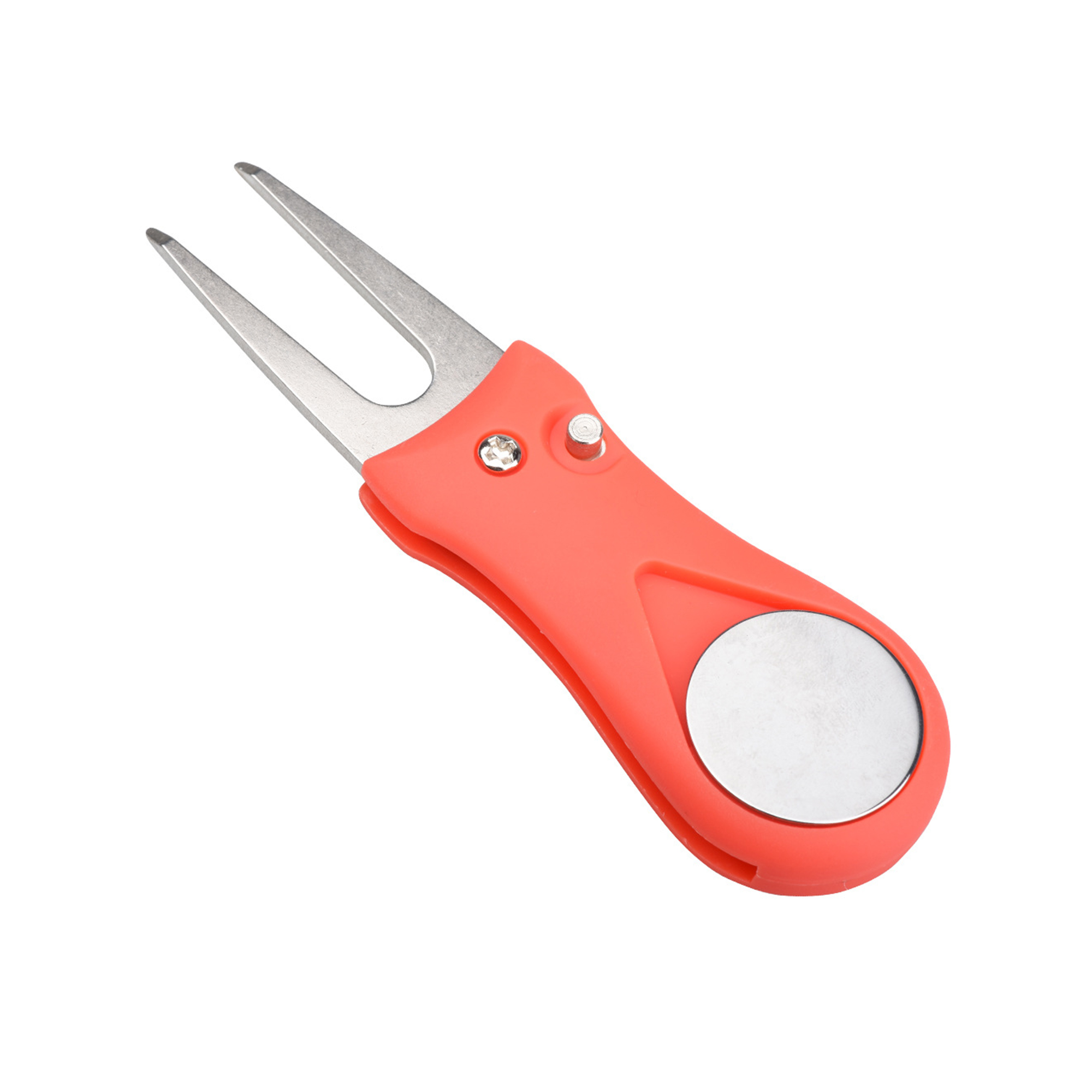 Foldable Metal Golf Divot Repair Tool 4.4 x 1.3 x 0.6" 4