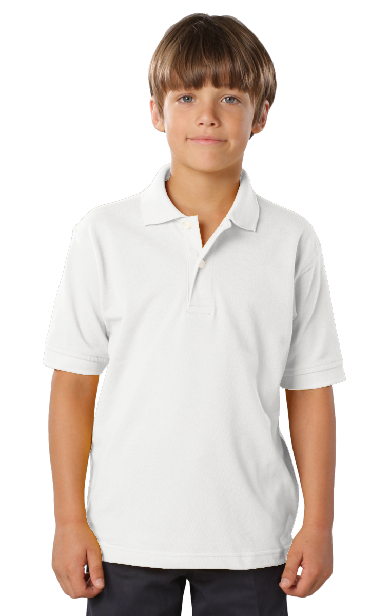Youth Soft Touch Pique Polo 16