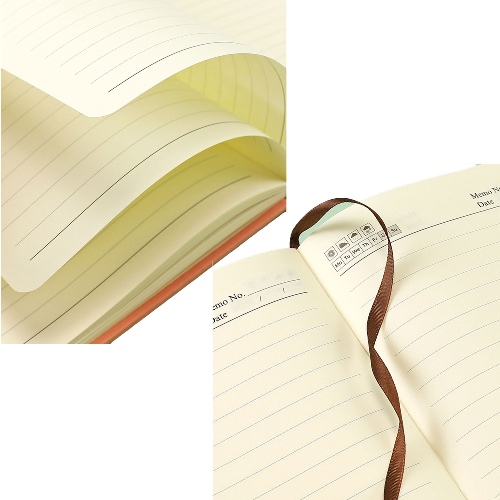 Banded Notebook With Custom Logo Space 2