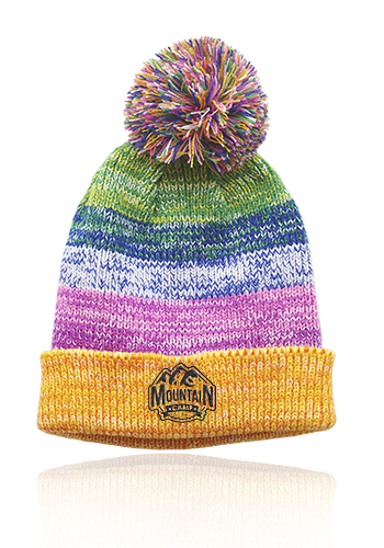 Bodga Multi-Color Knitted Pom Pom Beanies 1