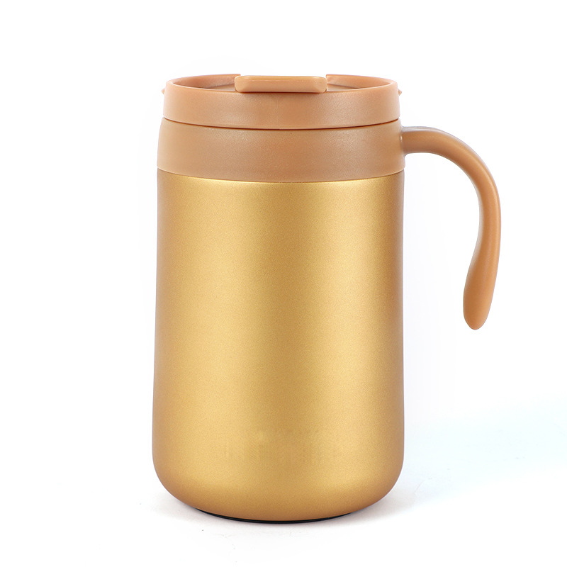 17 oz Stainless Steel Camping Mug w/ Handle 8