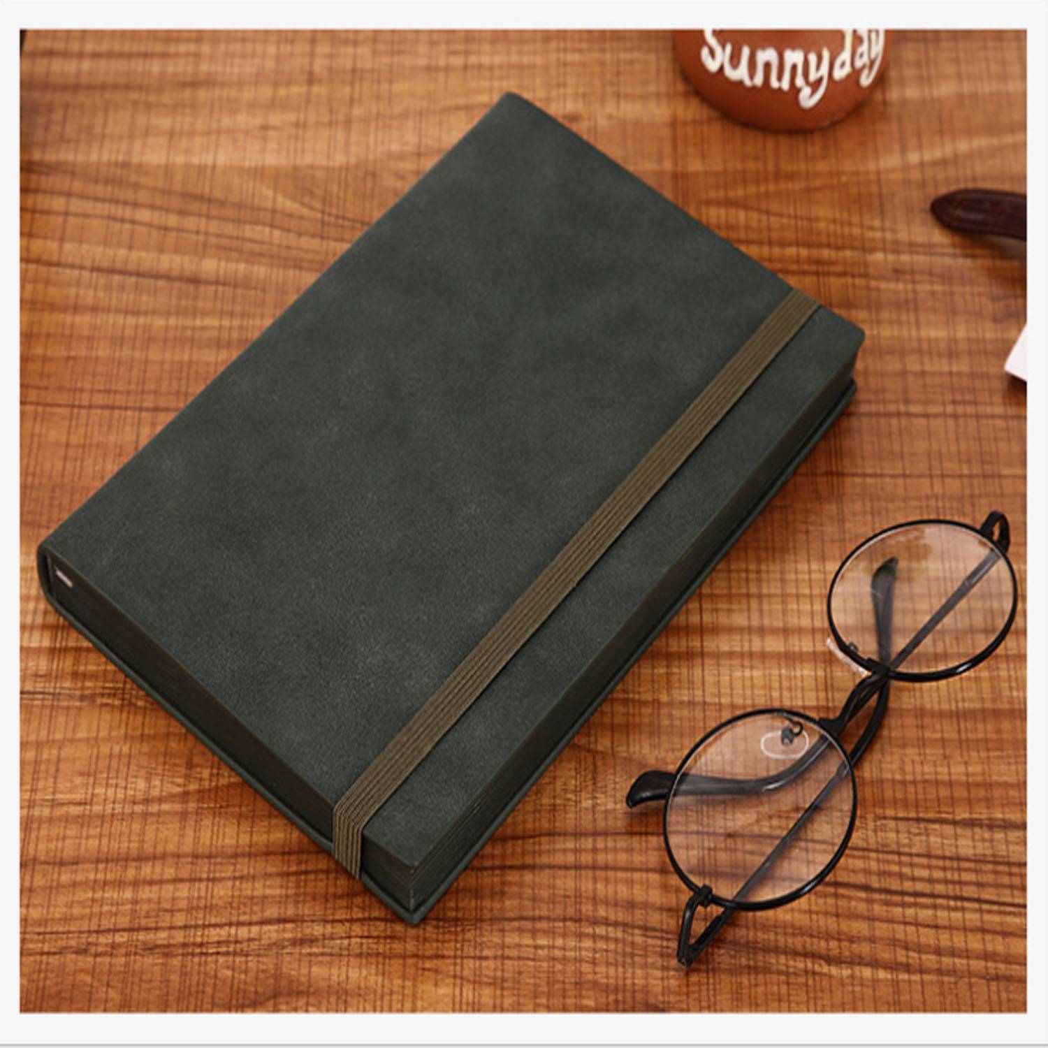 High Grade Paperback Strap A5 Notebook Set W/ pen 8