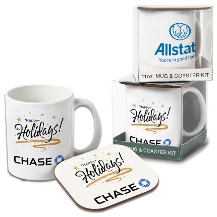 Mug & Hard Coaster Gift Set 7