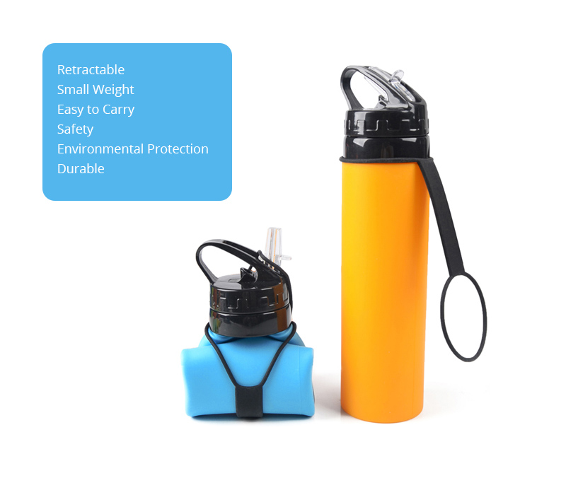 Foldable Silicone Bottle, 20 oz. 8