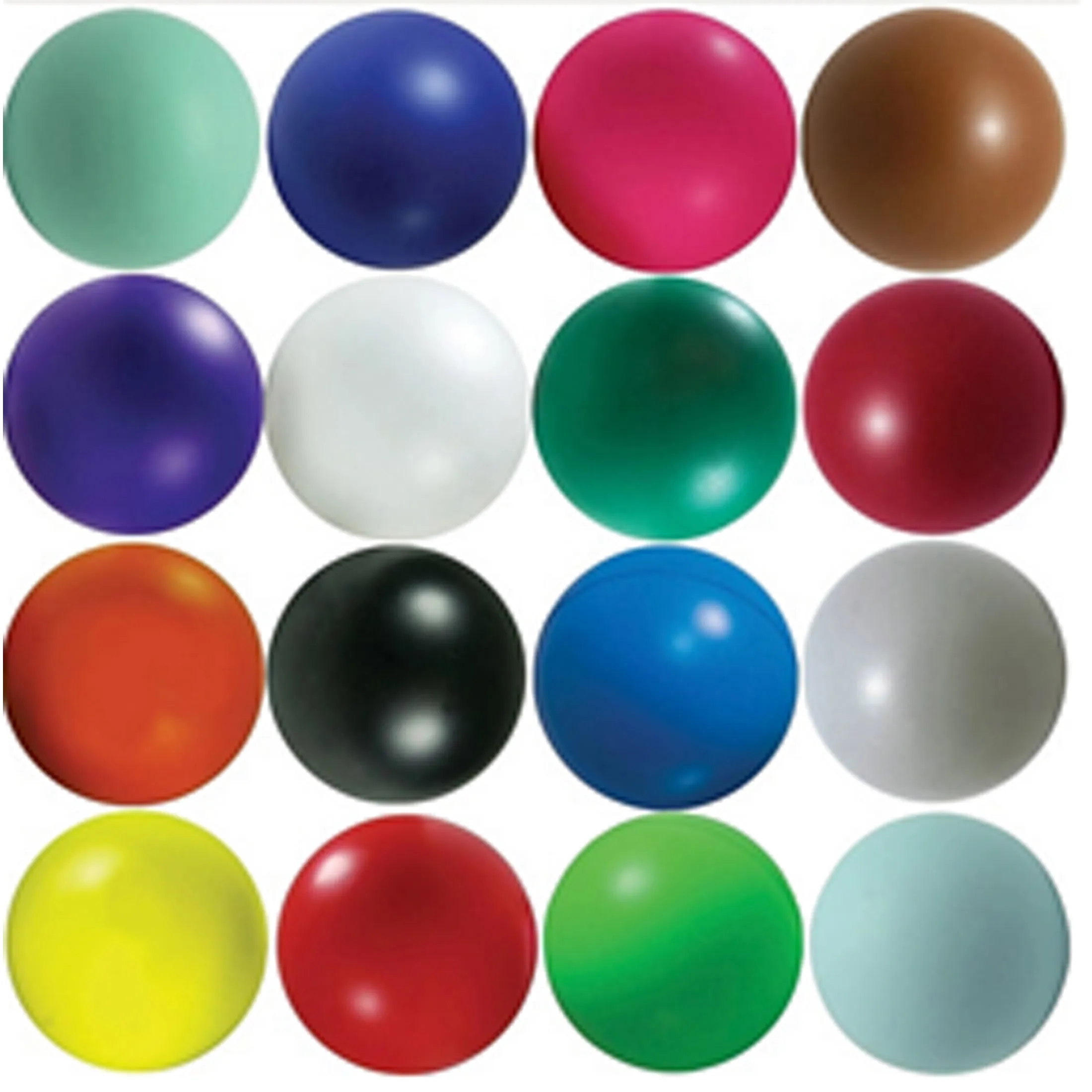 Round Colorful PU Foam Stress Ball 10