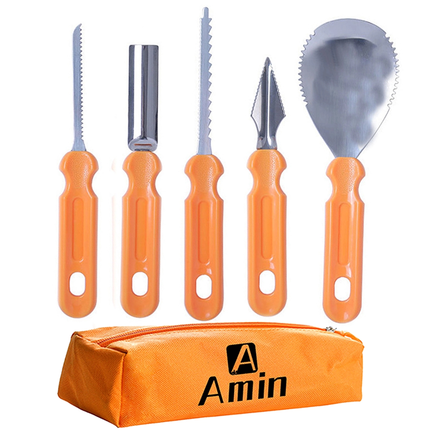 5 Pieces Pumpkin Engrave Kits 2