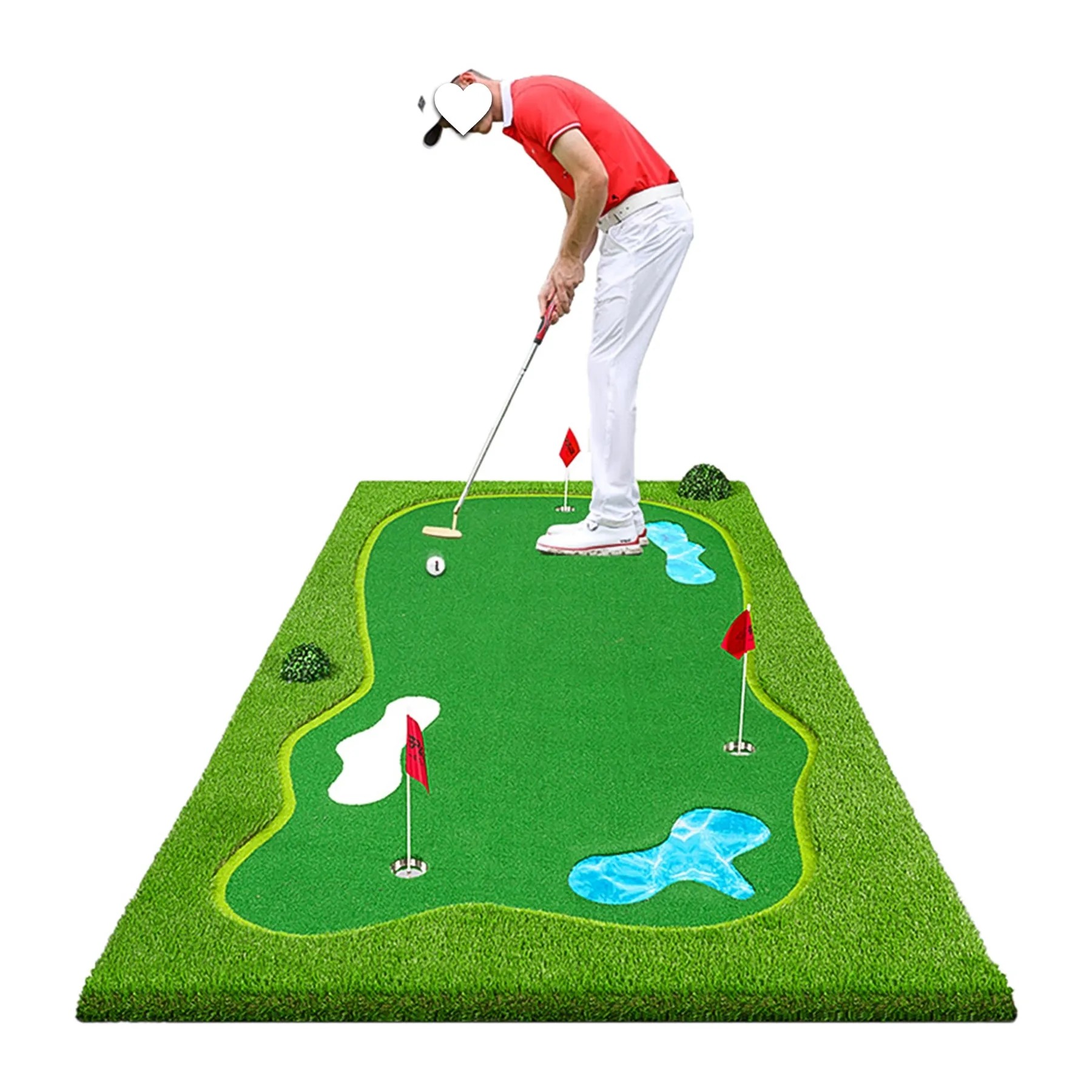 59 X 118 Inch Custom Indoor Putting Green 1