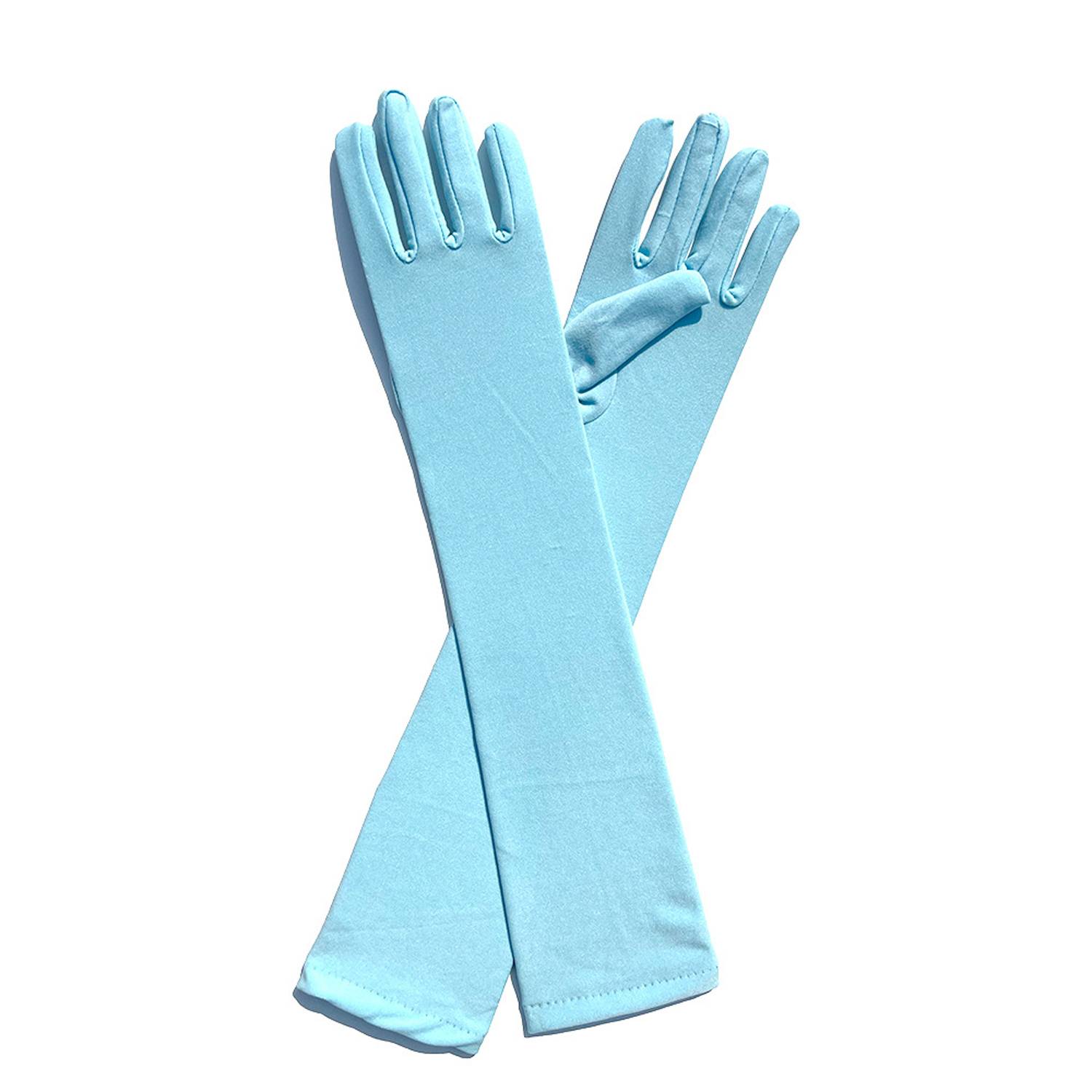 Women Long Stretchy Party Gloves 15