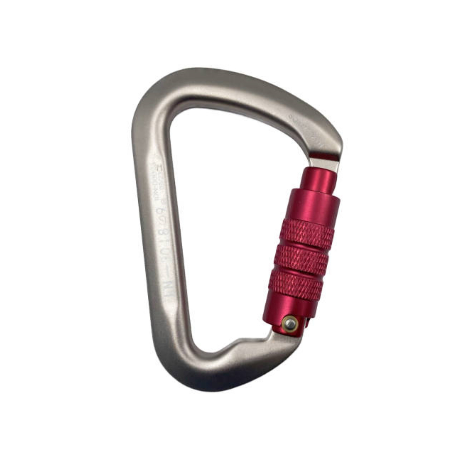 D Ring Style Twist Gate Aluminum Carabiner 3