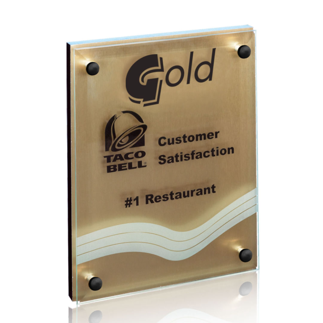 Kingston Plaque - Metallic Gold 11