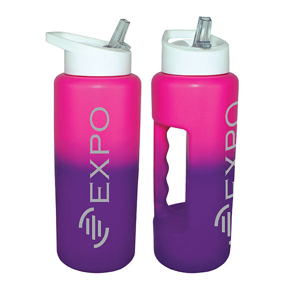 Mood 32 oz. Grip Bottle with Straw Cap Lid 13