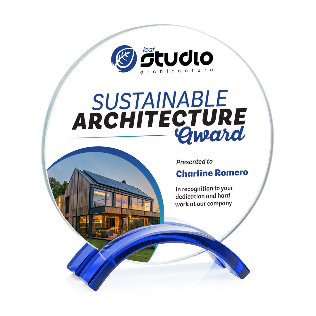 Holton VividPrint™ Award - Blue 12