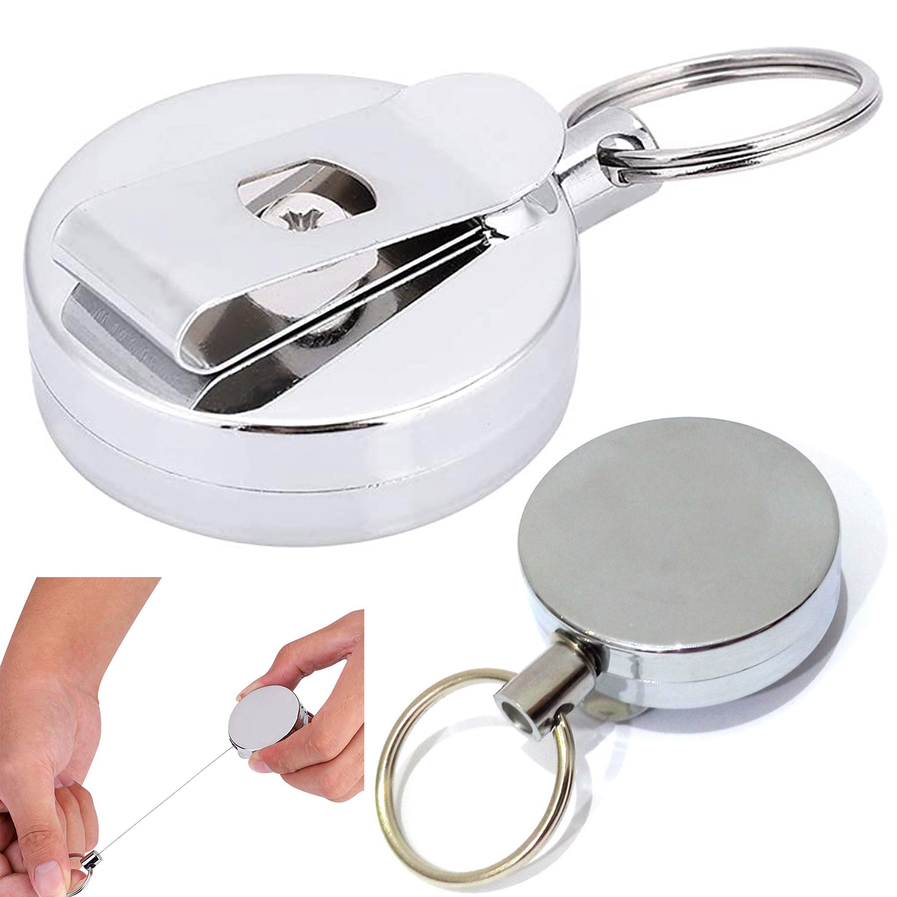 Anti-Lose Telescopic Metal Key Chain 1