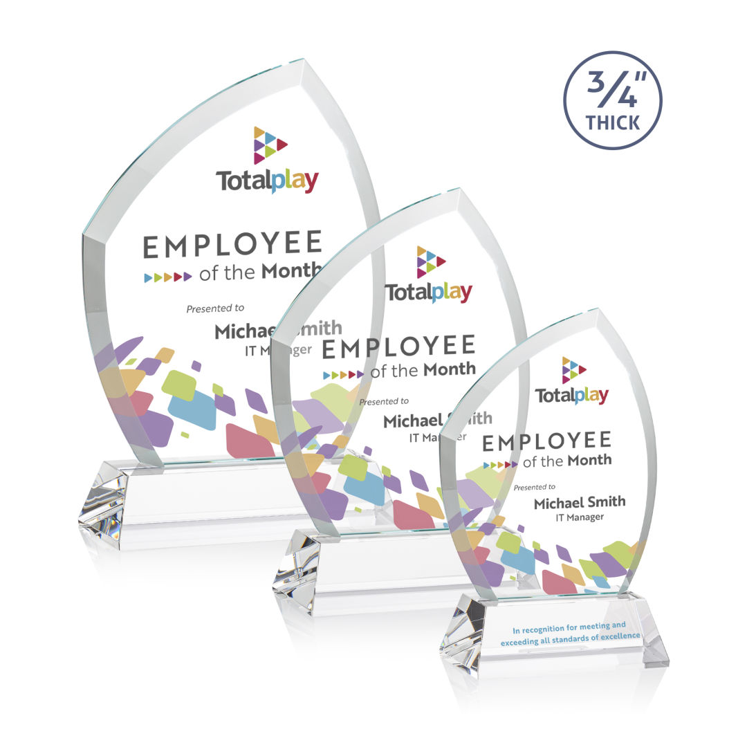 Daltry VividPrint™ Award on Newhaven Base - Prismatic