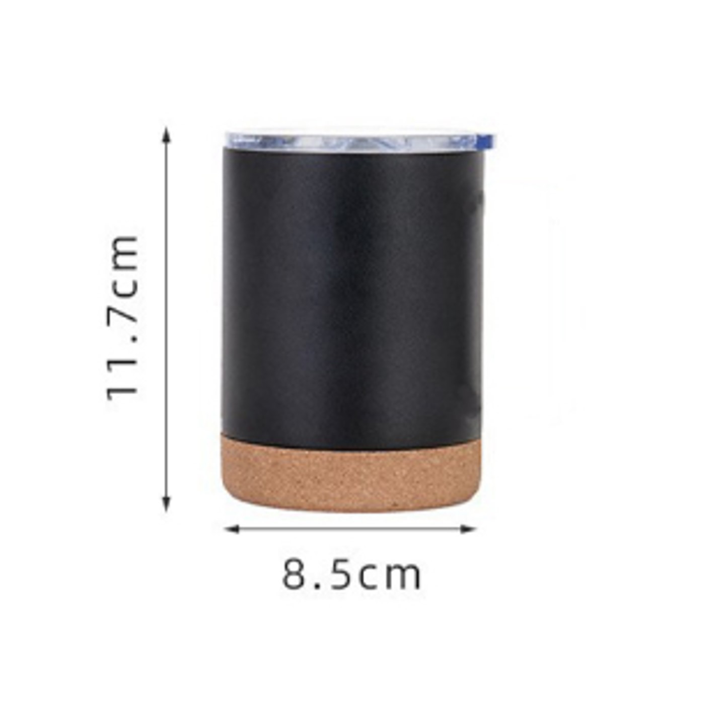 12 Oz Vacuum Insulated Tumbler with Cork Bottom 8