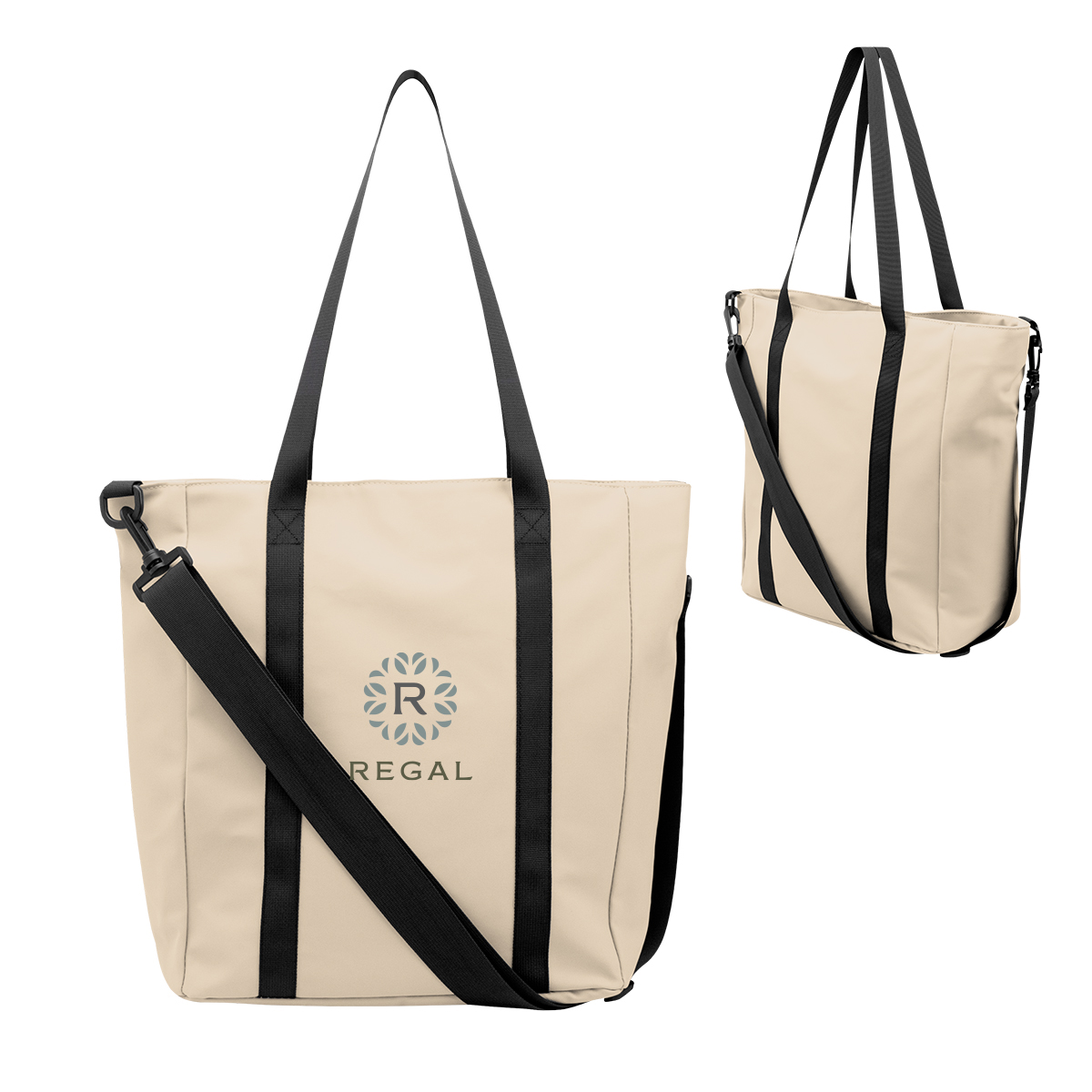 Hudson rPET Leatherette Computer Tote Bag 1