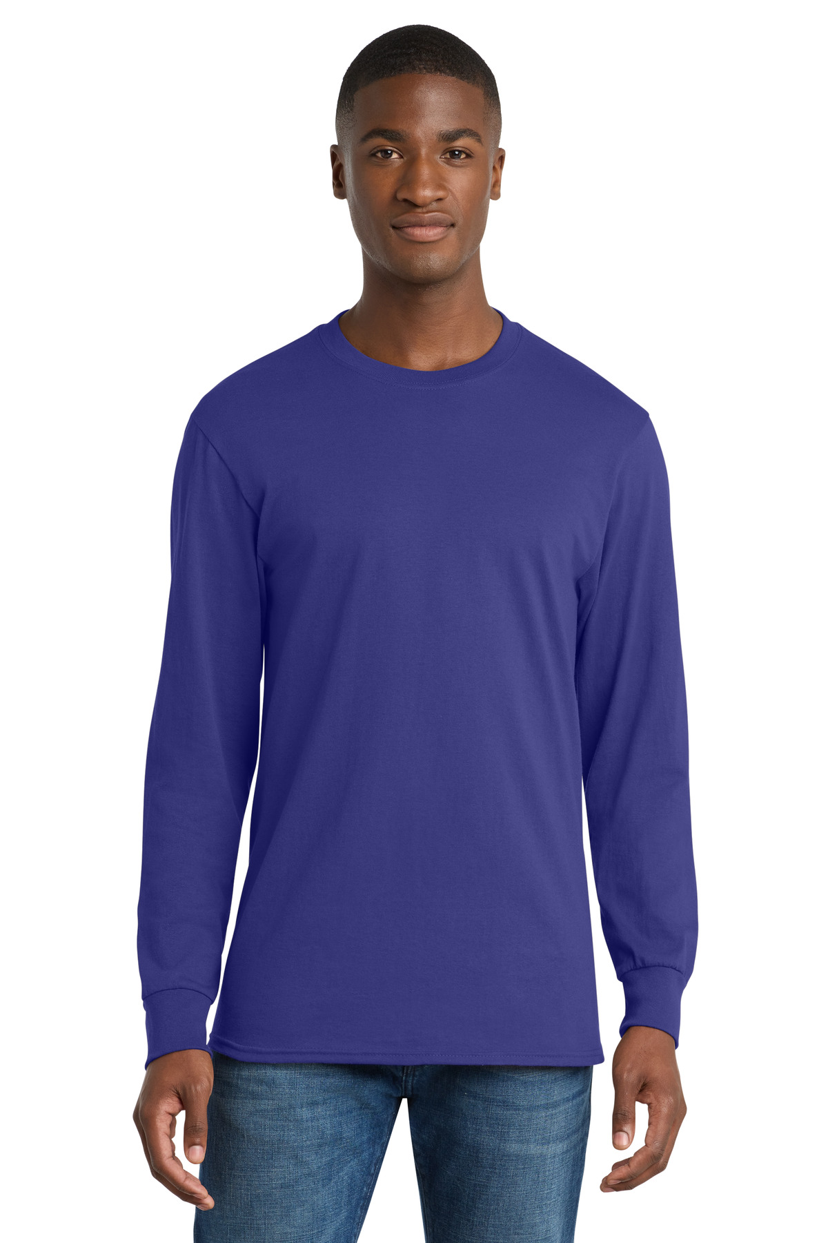 Port & Co Long Sleeve Core Cotton Tee. PC54LS 49