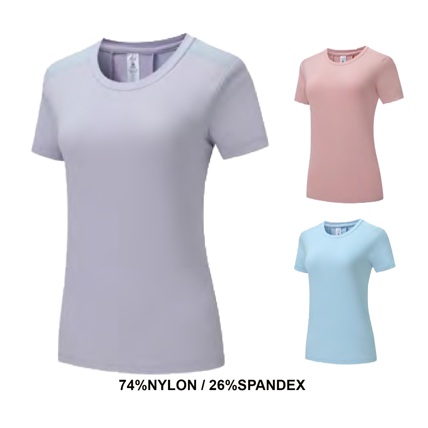 Women's Running Short Sleeve T-Shirt - Stock Style 6 1