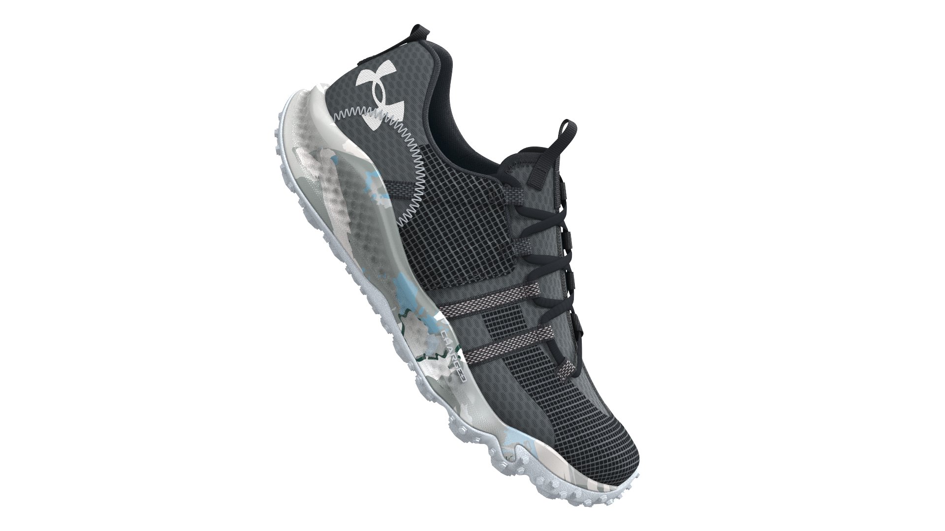 Men's UA Charged Maven Amphib Camo Trail Shoes 2