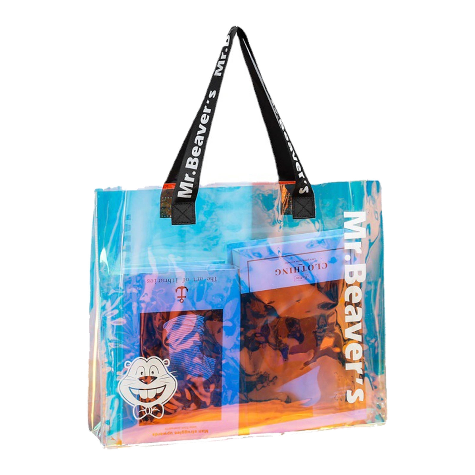 Pvc Laser Fashion Portable Shopping Bag 3